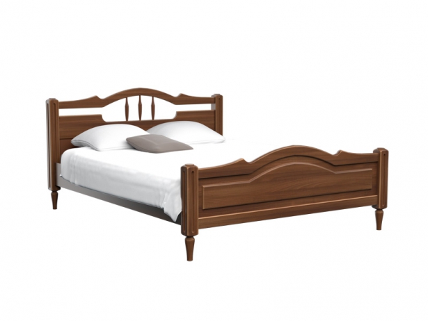 Двуспальная кровать Луиза каштан