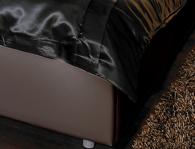 Кожаная кровать Greta