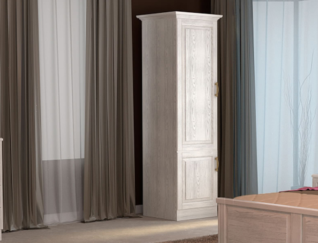 Шкаф распашной 1-но створчатый Эдем Комби Тополь