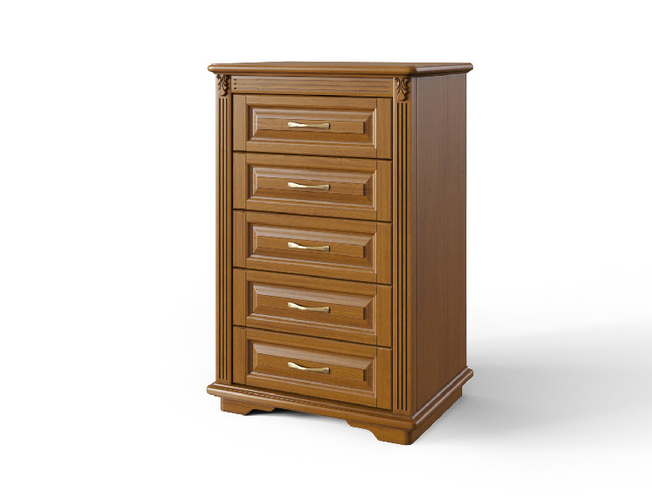 Комод узкий Палермо 1, Ясень/Дуб золотистый