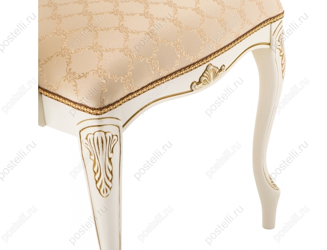 Кресло Руджеро патина золото/бежевый (Арт.318606)