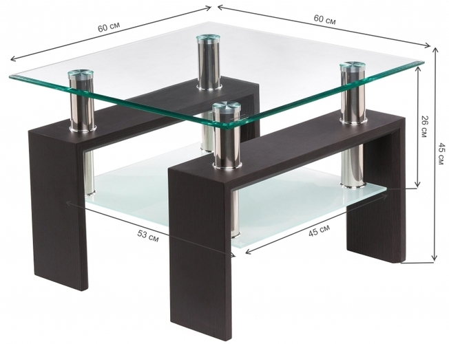 Журнальный столик ST-052 wenge (Арт. 11809)