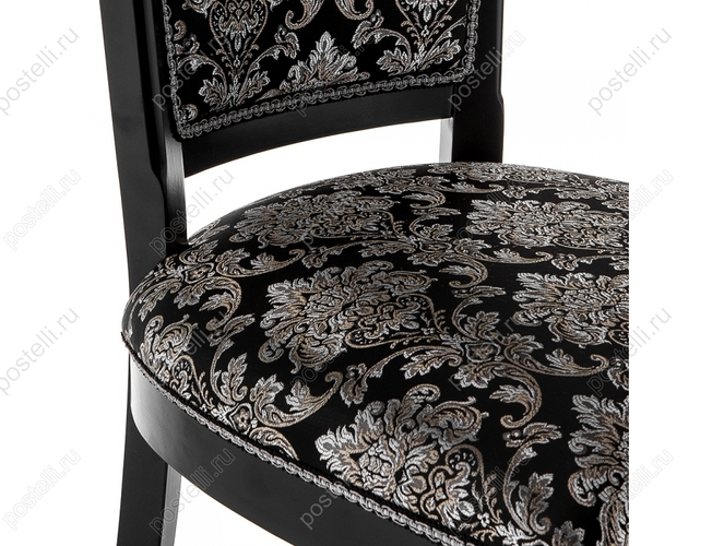 Стул Клето патина серебро/черный (Арт.309305)