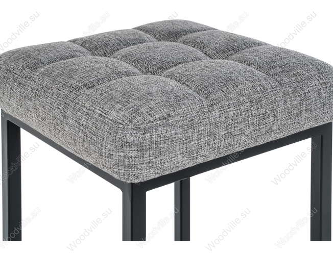 Стул Лофт рогожка графит/черный матовый (Арт. 385632) сиденье