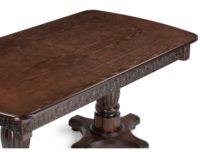 Деревянный стол Морнит орех темный/орех (Арт.515970)