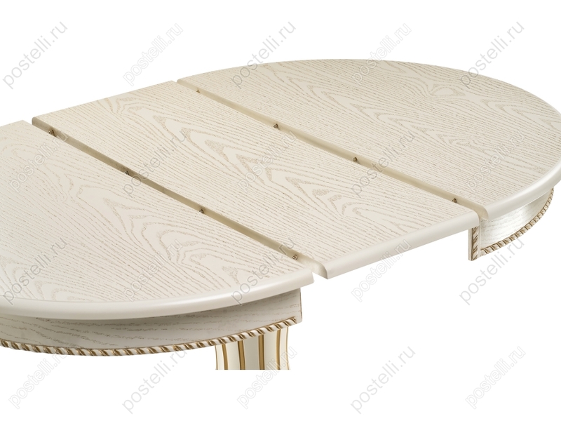 Обеденный стол Павия крем с золотой патиной (Арт. 450817)