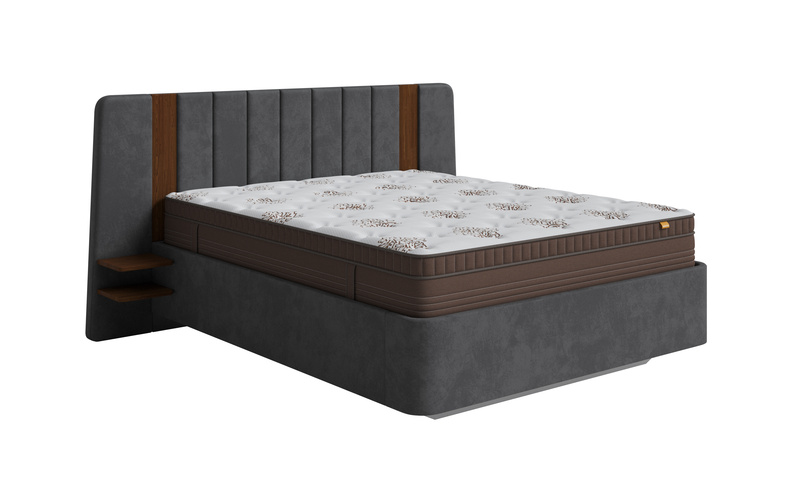 Парящая кровать FlyEdge - селфи графитовый