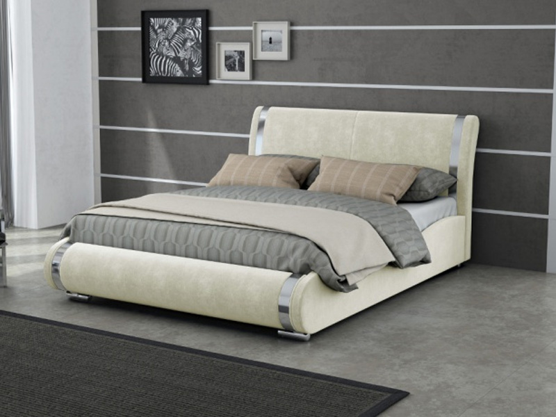 Купить кровать Corso 8 в ткани Лофти Лен
